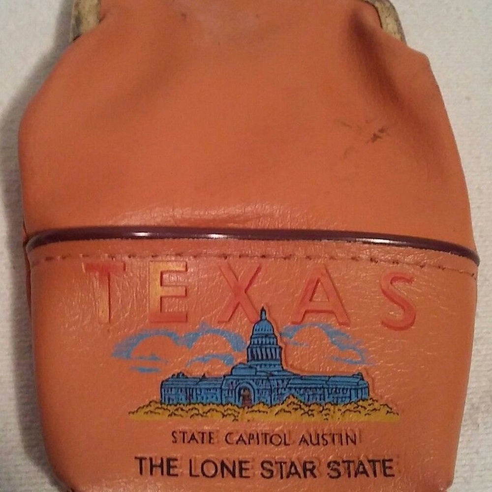 Vintage Leather Texas Pouch